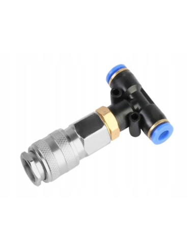 Trójnik reduktor pneumatyczny 3/8 12 mm 6 mm – zdjęcie produktu