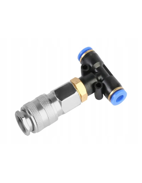 Trójnik reduktor pneumatyczny 3/8 12 mm 6 mm – zdjęcie produktu