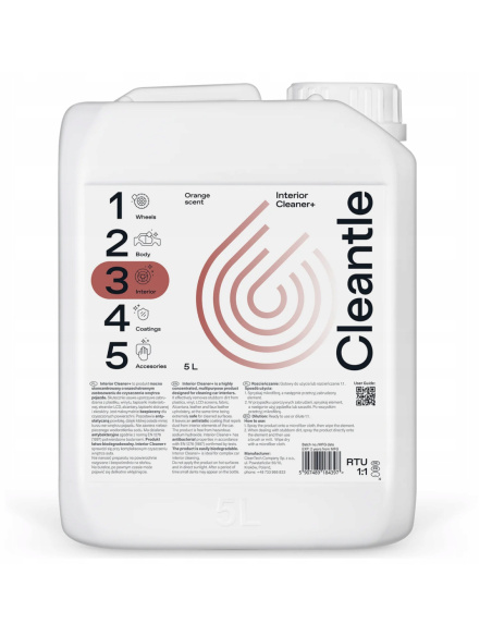 Cleantle Interior Cleaner antybakteryjny środek do wnętrza 5 l – zdjęcie produktu