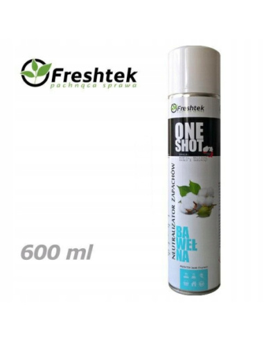 Freshtek One Shot Neutralizator zapachów Bawełna 600 ml – zdjęcie produktu